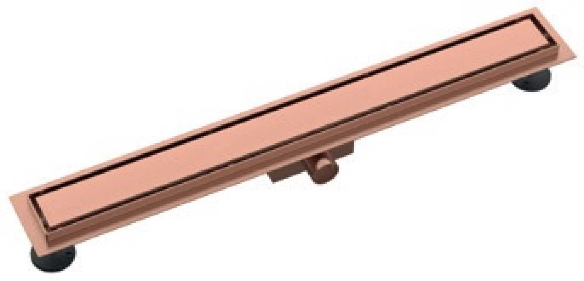 CALHA DE DUCHE HORIZONTAL COM GRELHA LISA