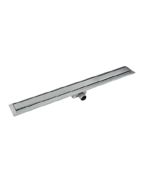 CALHA DE DUCHE HORIZONTAL COM GRELHA LISA  