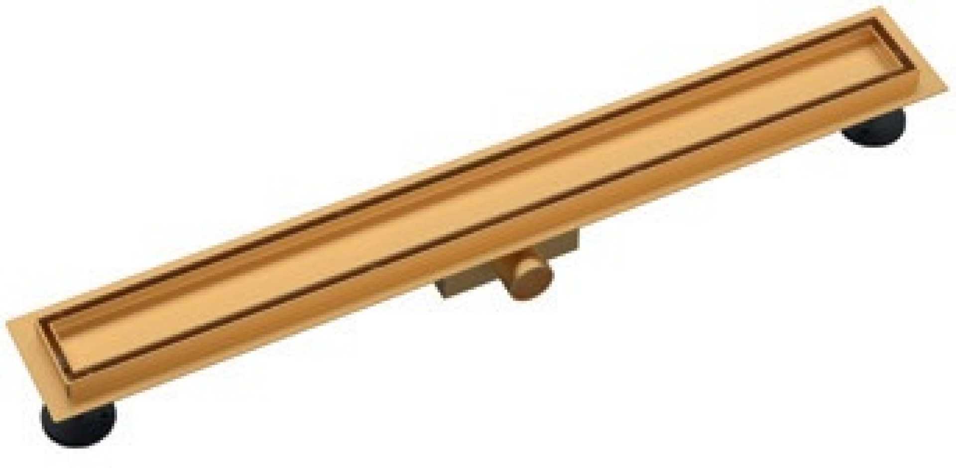 CALHA DE DUCHE HORIZONTAL COM GRELHA INVERTIDA