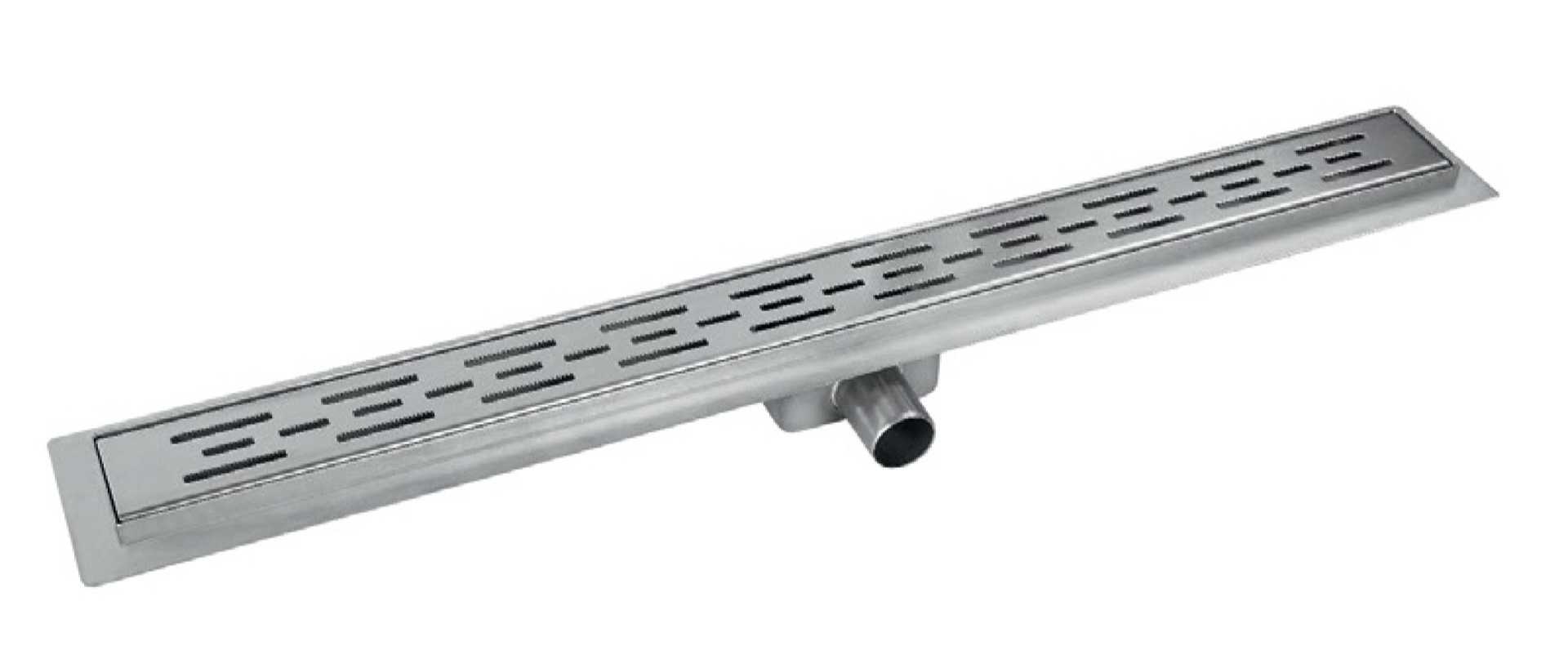 CALHA DE DUCHE HORIZONTAL COM GRELHA PERFURADA