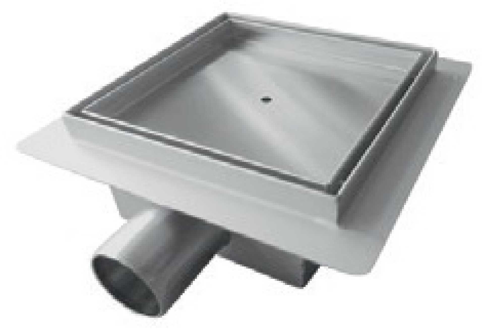 CALHA DE DUCHE QUADRADA COM GRELHA INVERTIDA 