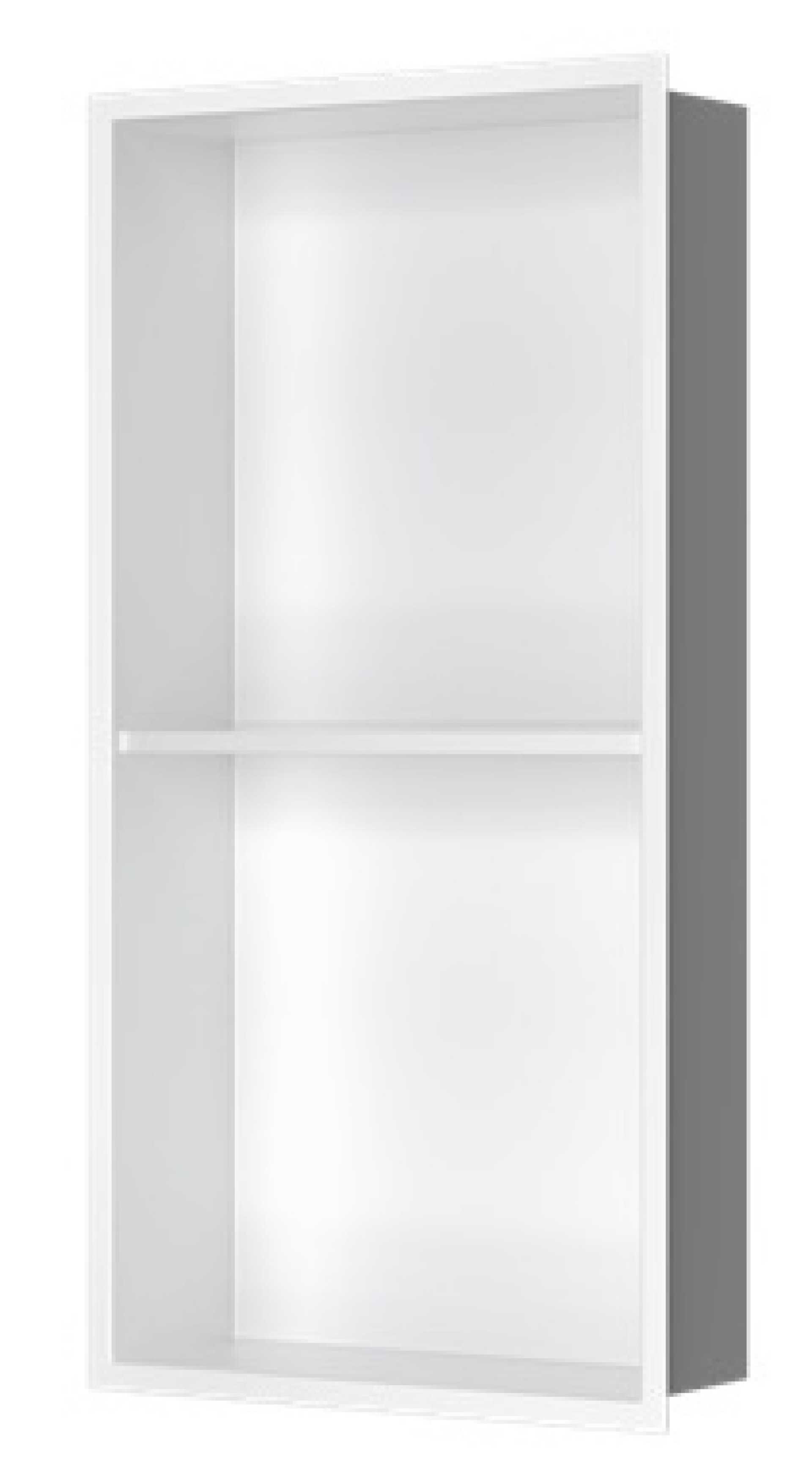 NICHO EM INOX  - 2 PRATELEIRAS