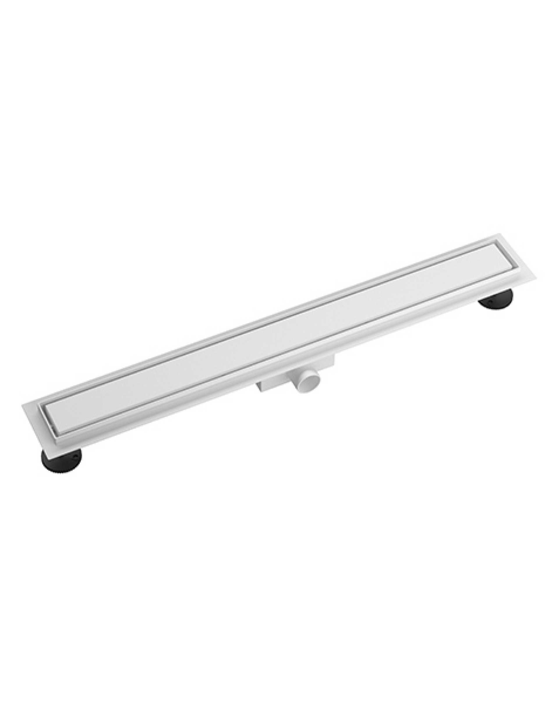 CALHA DE DUCHE HORIZONTAL COM GRELHA LISA  